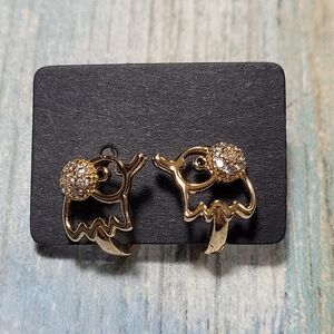 Small Elephant Earrings.